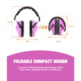 thumbnail image 4 of ZOHAN 032 Kids Noise Canceling Headphones, 28dB SNR Kids Earmuffs for Fireworks, Party, School-Pink, 4 of 6