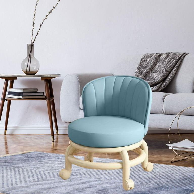 Saddle Stool Short Stool With Wheels Low Roller Seat Stool Pulley - Main Image