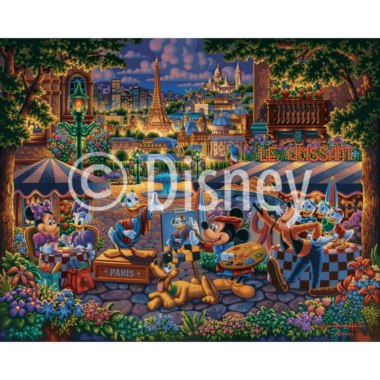 Mickey & Friends Painting in Paris 500 Piece Puzzle | Disney
