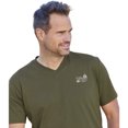 thumbnail image 3 of Atlas For Men - Camiseta Casual para Hombre - Pack de 4 (Azul, Burdeos, Azul Marino, Verde Caqui), 3 of 3