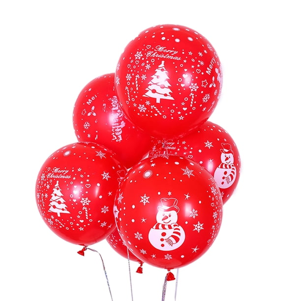 Globos navideños Globos de látex para decoraciones de fiestas de cumpleaños y baby showers