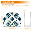 thumbnail image 4 of Yayeee Napkin Holder for Table Kitchen Paper Tissue Organization, Green Geometric Pattern, 4 of 8
