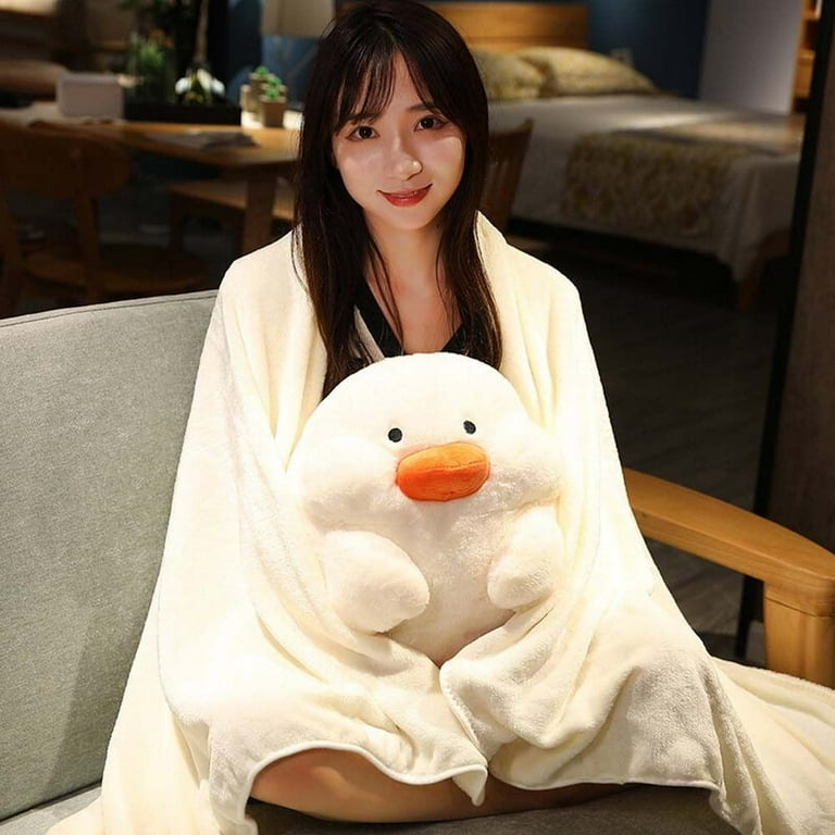 Cute Warm Winter Duck Sofa Cushion Animal Plush Toy Plush Doll Fat