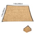 thumbnail image 3 of Holloyiver 9.8' x 9.8' Rectangle Sun Shade Sail Canopy, UV Block Sun Shade for Backyard Yard Deck Patio Garden Outdoor Activities and Facility, With a 5-meter Drawstring, 3 of 9