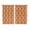 Orange, variant on Black Morocco Kitchen Curtains Small Short 39 Inch Length, Boho Vintage Quatrefoil Geometric Plaid Grommet Top Bedroom Living Room Curtains, Light Filtering Cafe Curtain Drapes 2 Panels Set 55''x39''