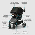 thumbnail image 6 of Baby Jogger City Mini Air Lightweight Stroller, Rich Black, 6 of 8
