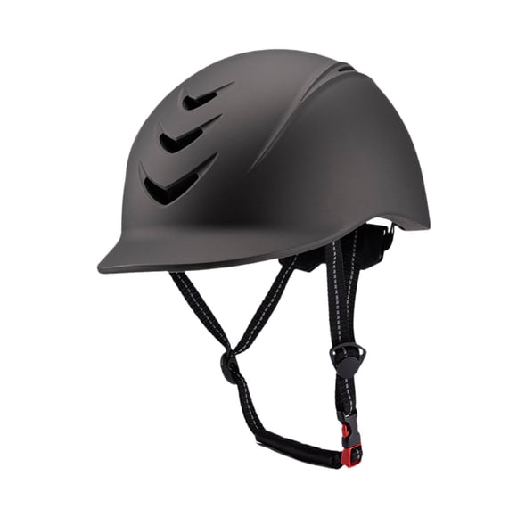 Casco de equitación para bicicleta, para deportes al aire libre, de verano, con forro extraíble, gorra de equitación, equipo para caballos, sombrero titanio