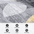 thumbnail image 5 of World Rug Gallery Contemporary Distressed Circle Area Rug - YELLOW 2'x7', 5 of 8