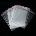 thumbnail image 3 of AUQ Sunjoy Tech 100 Pcs Self Sealing Cellophane Bags 3x4 7 Inches Clear Cookie Bags Resealable Cellophane Bag for Packaging Cookies Gifts Favors Products Candy Jewelry, 3 of 8