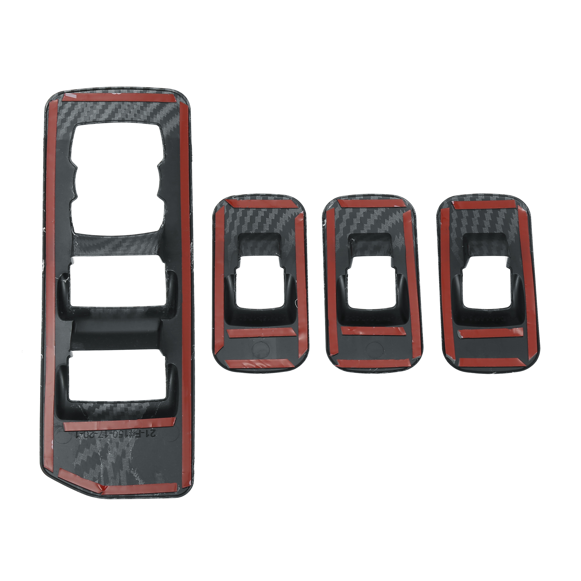 Unique Bargains 1 Set ABS Window Lift Switch Panel Cover for Ford F-150 15-19