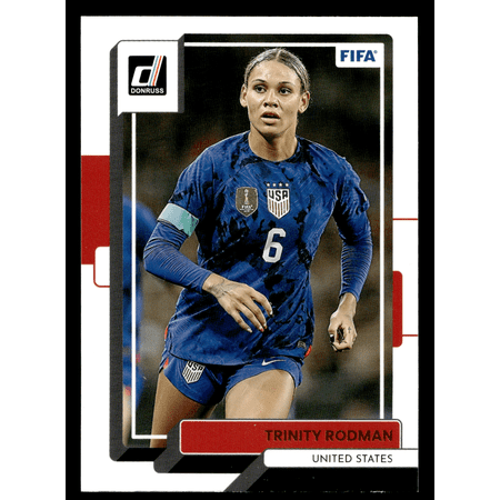 2023 Panini Donruss Soccer Trading Card Trinity Rodman #130 United States FIFA