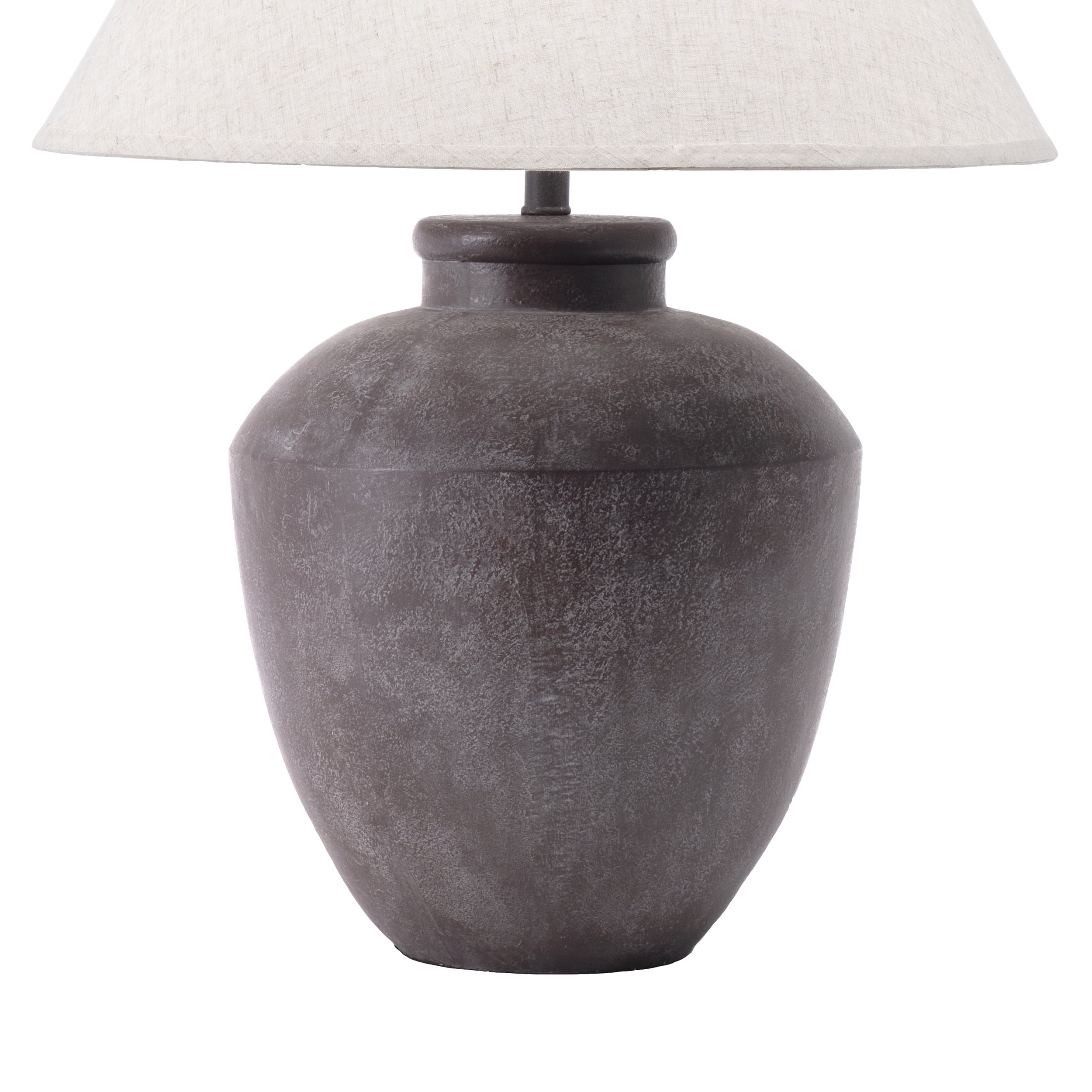 nuLOOM Lindos 30" Resin Table Lamp, 30" H x 22" W x 22" D, Brown
