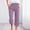 Purple, variant on Women's Plus Linen Pants Women Summer Plus Size Summer Pants for Women 2025 Trendy Women Fashion High Waisted Wide Leg Pants Drawstring Elastic Trousers Comfy Straight Leg Long Pants with Pockets