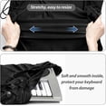 thumbnail image 2 of SZTXJ Protective Cover for 88 Key Piano Keyboard, Electronic Keyboard Dust Cover for Yamaha Alesis Casio Roland Digital Piano Synthesizer - Black Stre, 2 of 5