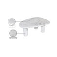 thumbnail image 2 of Meridian Furniture Messina White Genuine Marble Coffee Table, 2 of 7
