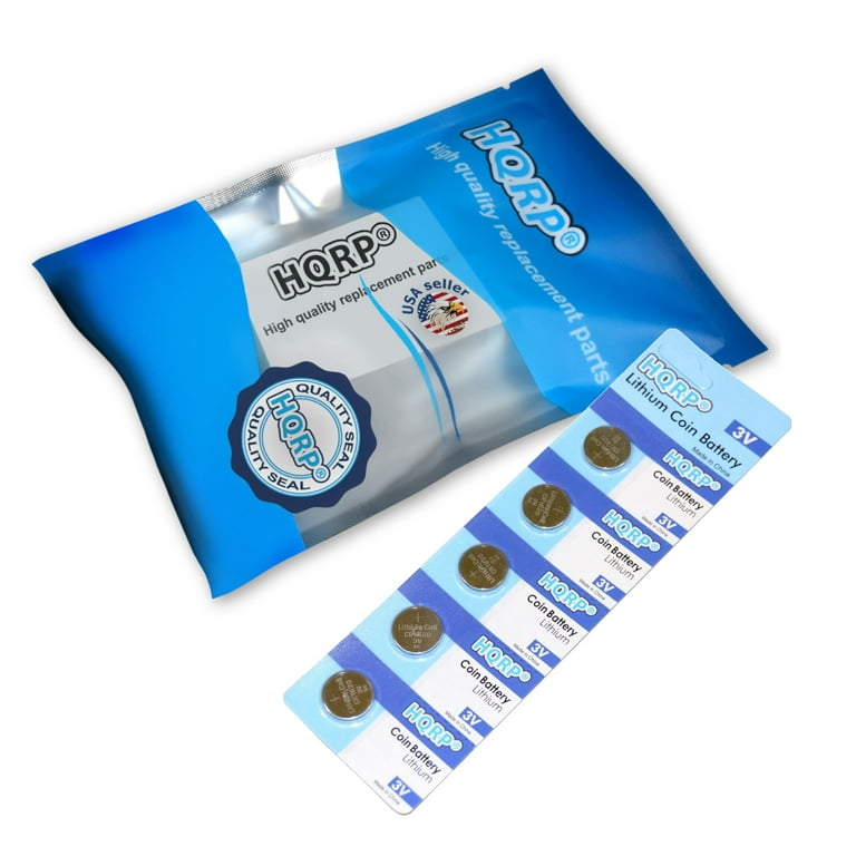 HQRP 5-Pack Coin Lithium Battery for Nike Triax 10 Regular