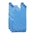 thumbnail image 6 of SSWBasics Plastic Shopping Bags - (Blue T-Shirt Bags 11 ½” x 6" x 21") - Case of 1000 - Durable Plastic Grocery Bags for Takeout  Grocery  Convenience Stores  Thrift Shops  Boutiques  and Restaurants, 6 of 6