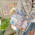 thumbnail image 5 of Bolso transparente impermeable lindo bolso de hombro de gran capacidad para mujeres niñas trabajo escolar tipo 2, 5 of 5
