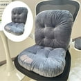 thumbnail image 2 of Clearance Under 5$ Lumbar Support Seat Back Cushion, Fenull Chair Cushion Plush Soft Seat Cushion with Removable Cover High Back Chair Cushion with Ties Non Slip Rocking Chair Cushion for Car Home, 2 of 8