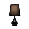 thumbnail image 1 of Lampe Tactile Noire Moderne de 15 Po, 1 of 1