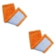 thumbnail image 1 of Cateissary Mops Head Hair Dust Almohadilla de limpieza de paredes Baño Sala de estar Paño de limpieza Cocina Lavable Reutilizable Plumero Naranja 2piezas, 1 of 6