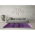 thumbnail image 3 of Ahgly Company Indoor Rectangle Abstract Purple Modern Area Rugs, 5' x 7', 3 of 4