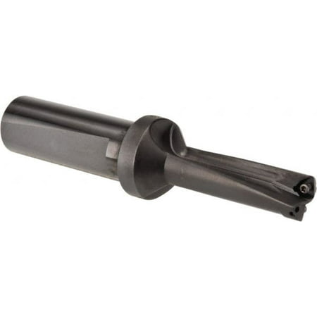 

Kyocera 1.7 Max Drill Depth 3xD 9/16 Diam Indexable Insert Drill Drill Style DR Takes 2 Inserts 3/4 Shank Diam Whistle Notch Shank