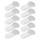 thumbnail image 4 of Brocha de maquillaje de silicona portátil, 10 piezas Brocha de silicona para mascarillas de mango corto Brocha de silicona para mascarillas Aplicador de brocha de silicon, 4 of 14
