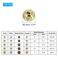 thumbnail image 2 of Uxcell 3.5mm Fly Tying Tungsten Beads Slotted Tungsten Beads Tungsten Round Ball Beads Gold Tone 50 Pcs, 2 of 7