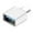 White-USB A toType C, variant on Fast Speed USB 2.0 A to MicroUSB Type C Converters 480Mbps Data Transfer Supports OTG Function for Various Devices