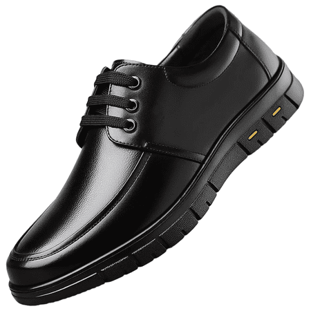 Men Dress Shoes  Business Formal Derby Oxfords Shoes  British Style Casual Soft Sole Dress Shoes for Men  Black