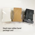 thumbnail image 3 of keepw 100 Pieces Hairpin Display Paper Cards Head Rope Packaging Solid Color Jewelry Accessory Cardboard Home Storage Brown, 3 of 6