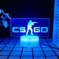 thumbnail image 1 of Luz nocturna Csgos 3D LED que cambia de color para niños con acrílico, 1 of 1
