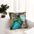 thumbnail image 5 of Wukai Easter Egg1 Premium Polyester Fleece Pillow Covers with Hidden Zipper Closure,Luxuriously Soft and Durable-22"x22", 5 of 7