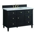 thumbnail image 6 of James Martin Vanities 48" Single Vanity, Black Onyx w/ 3 CM Carrara White Marble Top, 6 of 13