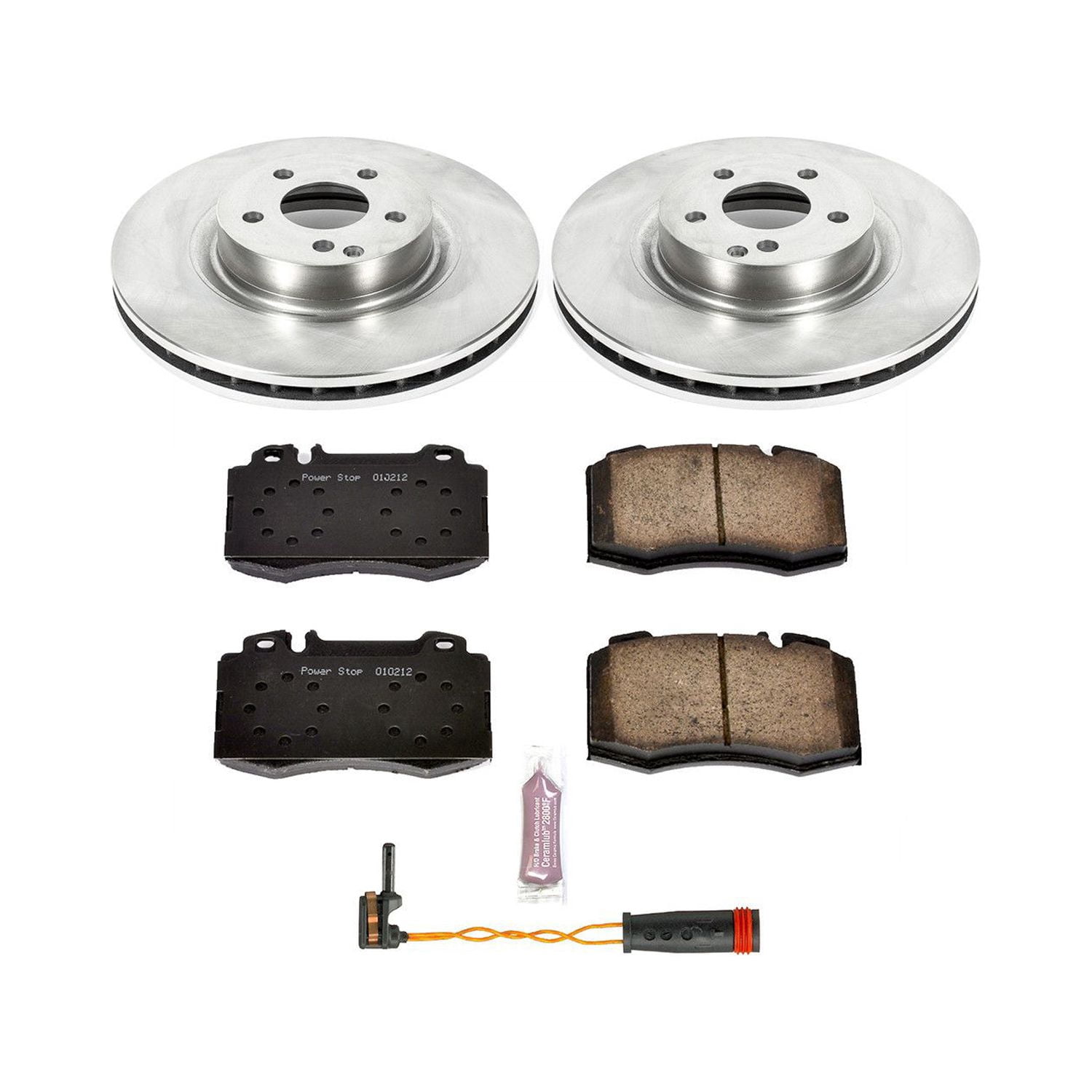 Power Stop Front Stock Replacement Brake Pad and Rotor Kit KOE6599