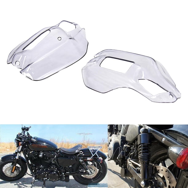 Extensiones de guardamanos Protectores de manos compatibles con CRF1100L, agregue protección a los guardamanos de su motocicleta con Gris Transparente Macarena Extensiones de guardamanos