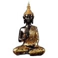 thumbnail image 1 of Estatua de Buda Figuras de oro brilnte Escultura Meditación El 11.5x7.8x19.3cm Sunnimix Estatua de Buda tailandés, 1 of 7