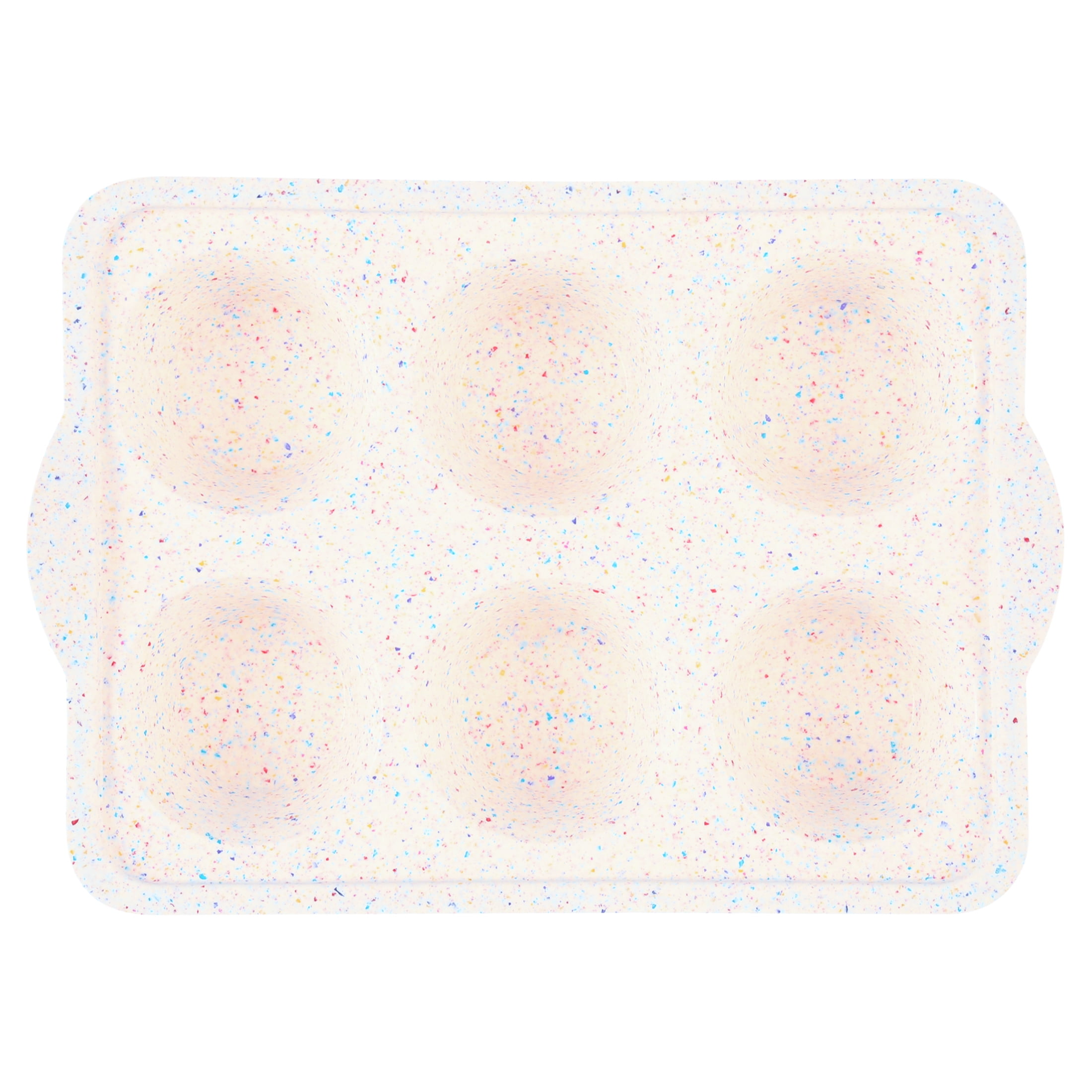 (4 pack) Trudeau Jumbo Structured Silicone Muffin Pan 6ct – For Muffins, Cupcakes, Individual Pies, Rice Krispies Treats, Egg Bites, Mac & Cheese Cups, Gratin Cups, Tartlets & Spinach Puffs