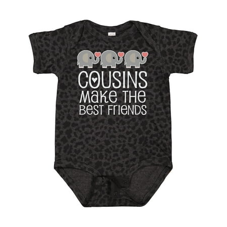 

Inktastic Cousins Make the Best Friends Gift Baby Boy or Baby Girl Bodysuit