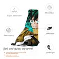 thumbnail image 3 of Izuku Midoriya My hero Academy Quick Dry Bath Towel Lightweight Soft Absorbent Beach Towel For Bathroom Shower Swimming Pool Gym Spa, 3 of 9