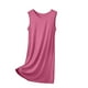 thumbnail image 2 of mfyjkho Vestidos para mujer, Falda sin mangas para mujer, vestido fino y holgado de verano, camisón informal de color liso para casa Vestidos maxi para mujer xxl, 2 of 4