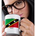 thumbnail image 2 of 3drose, Flag of Saint Kitts and Nevis, 11oz Two-tone Black Mug, 2 of 6