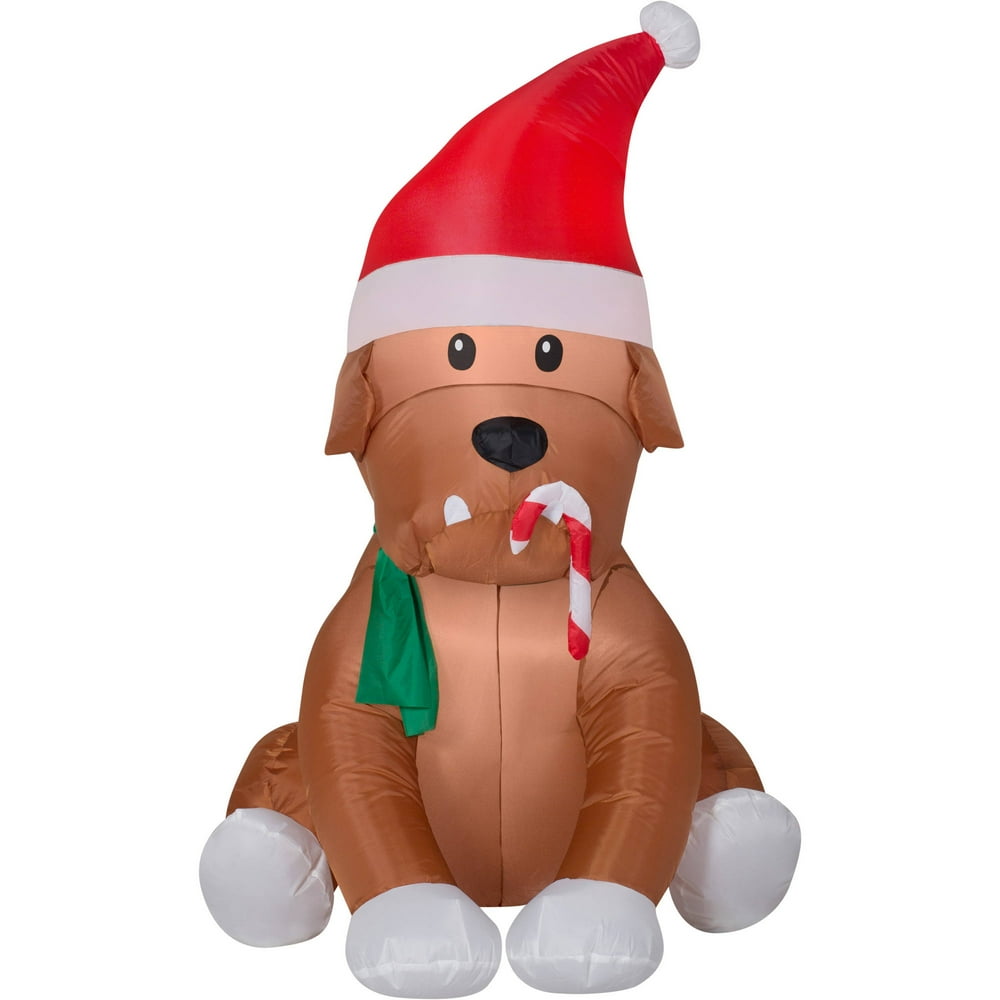 Gemmy Airblown Christmas Inflatables English Bulldog, 4'