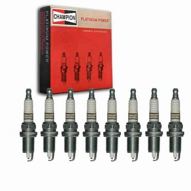 8 pc Champion Copper Plus Spark Plugs compatible with Dodge Ram 1500 5