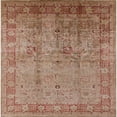 thumbnail image 1 of Ahgly Company Machine Washable Indoor Square Industrial Modern Chestnut Red Area Rugs, 3' Square, 1 of 7
