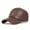 Light brown, variant on Vintage Leather Baseball Cap Men Fashion Hip Hop Sports Caps Army Hat British Vintage Cowhide Leather Hats