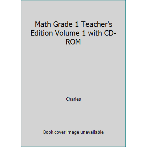 Pre-Owned Math Grade 1 Teacher's Edition Volume 1 with CD-ROM (Unknown) 0201364220 9780201364224
