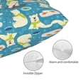 thumbnail image 3 of Gaeub Cute Polar Bear Fishing Printed Men's Short Pajama Pants, Lightweight Lounge & Sleep Bottoms Keep You Cool-14"x20", 3 of 6