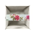 thumbnail image 4 of POLERO Tissue Box Cover PU Leather Pink Rose Flower, Waterproof Square Car Tissue Holder Storage for Bathroom Vanity, Countertops, Dressers, Night Stand, Parlors and Offices, 4 of 7